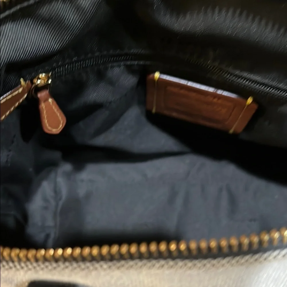 COACH EUC Jacquard Elise Satchel BAG